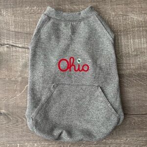 ⭕️🏈🏟 Dog Sweatshirt with Ohio NWT